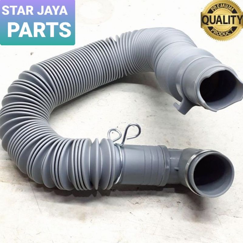 TEBAL Dan FLEKSIBEL - Drain Hose Selang Pembuangan Keluar Air Mesin Cuci Satu Tabung POLYTRON