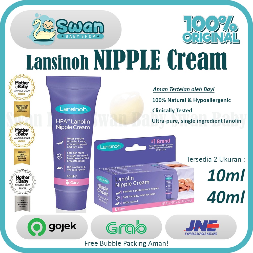 Lansinoh Nipple Cream / HPA Lanolin for Sore Nipple &amp; Cracked Skin