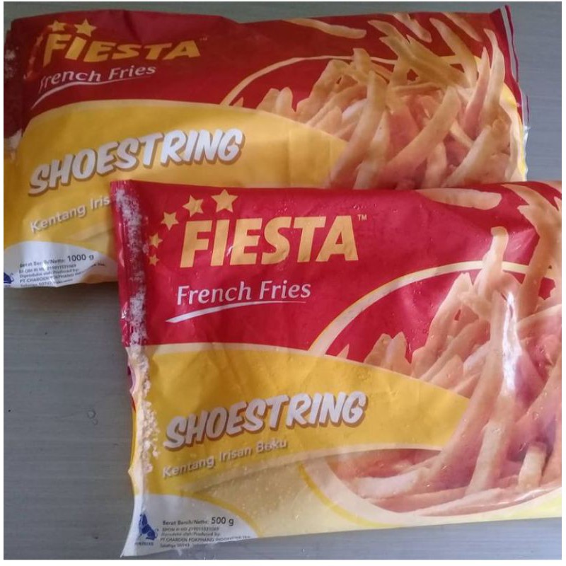  FIESTA SHOESTRING KENTANG GORENG 500 GR 1KG Shopee Indonesia