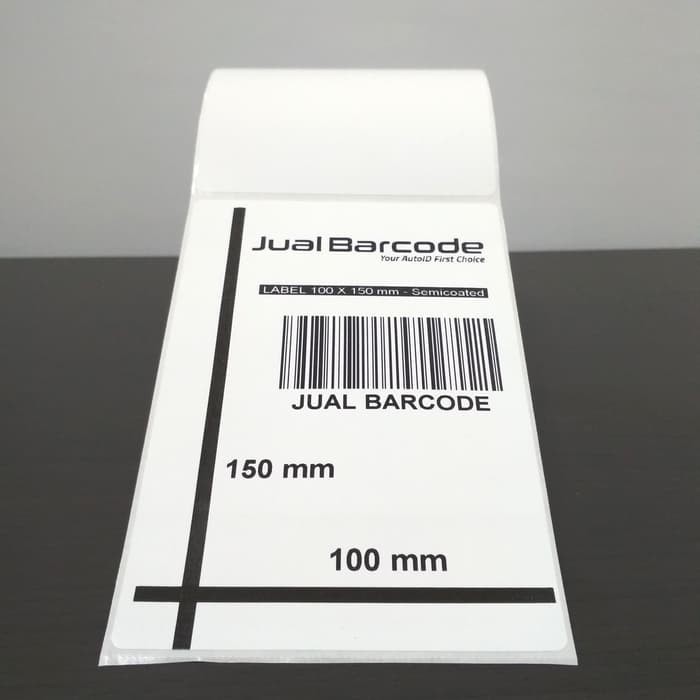 

LABEL STICKER BARCODE 4inch X 6inch ( 1 LINE ) SEMICOATED isi 500 pcs