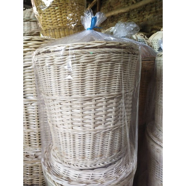 KERANJANG LAUNDRY ROTAN/basket laundry rotan