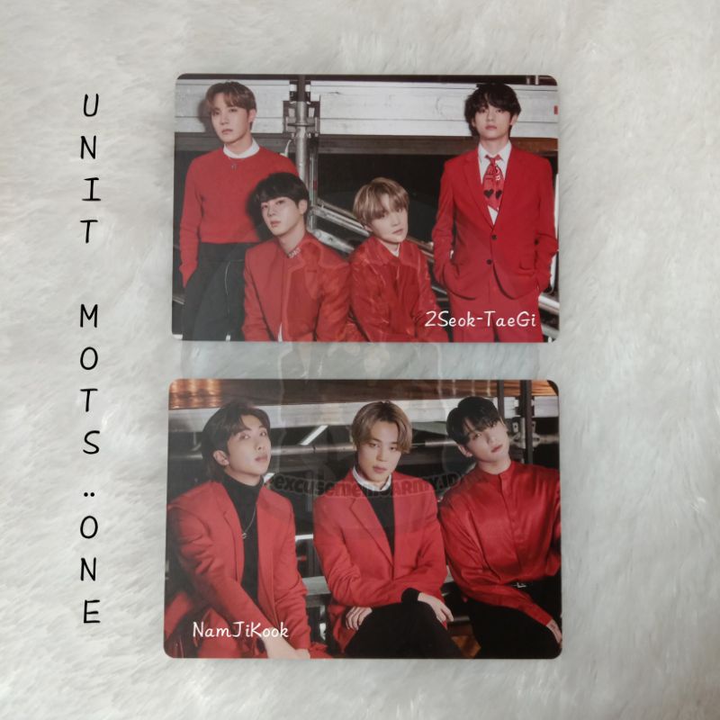 [READYSTOCK] MINI PHOTOCARD MPC MOTS ONE Yoongi Namjoon Taegi Sope Jikook