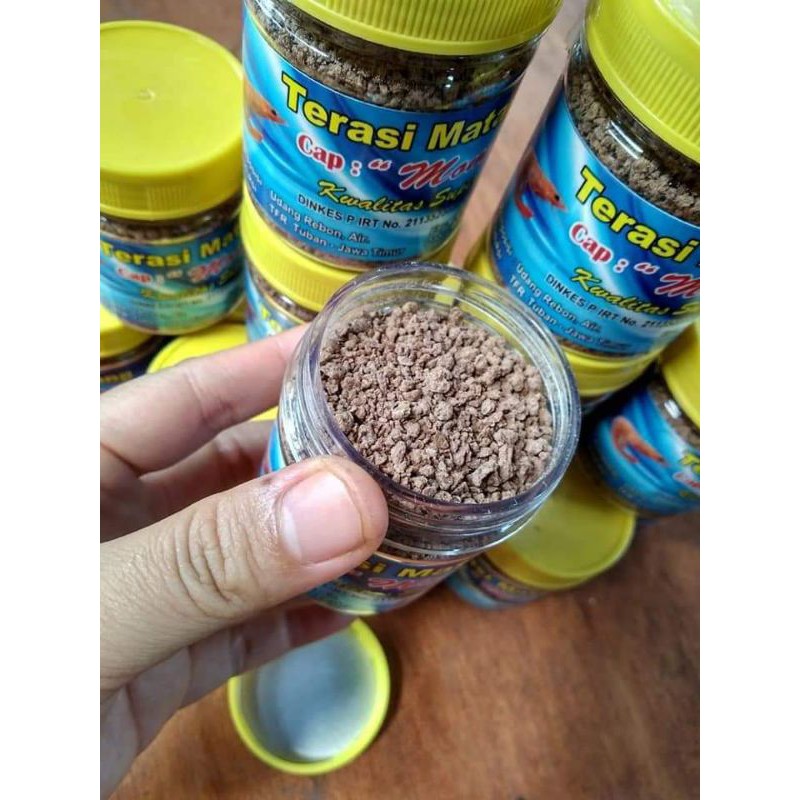 

TERASI REBON MATANG "MOM" 75gr / TERASI REBON / TERASI MATANG / TERASI TUBAN / TERMURAH