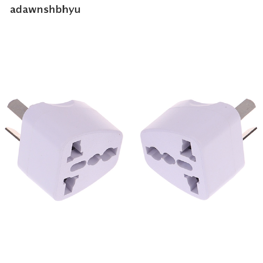 Adaptor Colokan Listrik Travel Universal adawnshbhyu USA EU EURO Asia to AU Australia 3pin