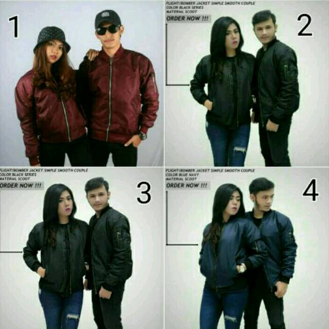 Jaket couple Bomber