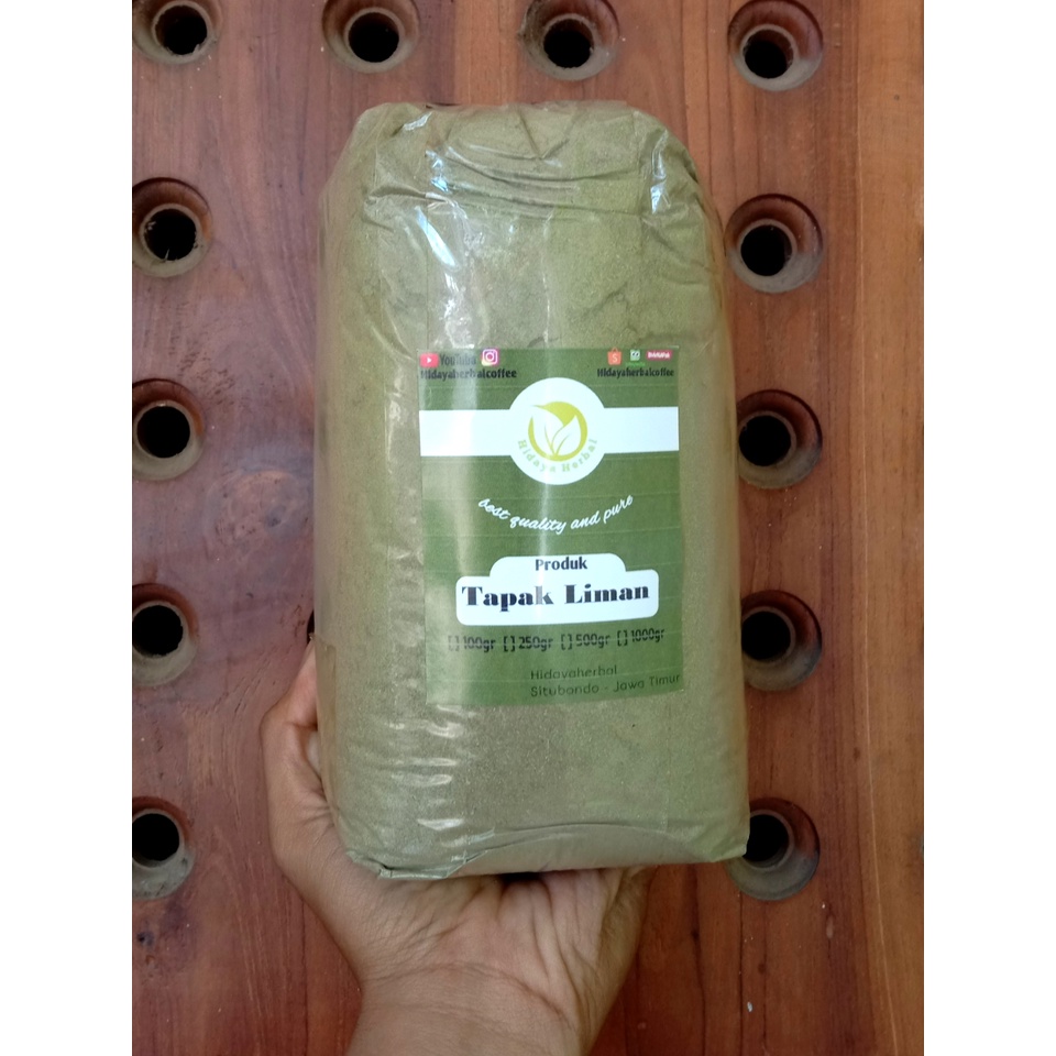 

Bubuk Daun Tapak Liman 500 Gram Murni