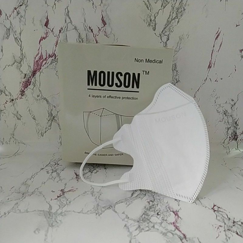 Masker DUCKBILL GARIS MOUSON MIRIP SENSI  ISI 50LBR