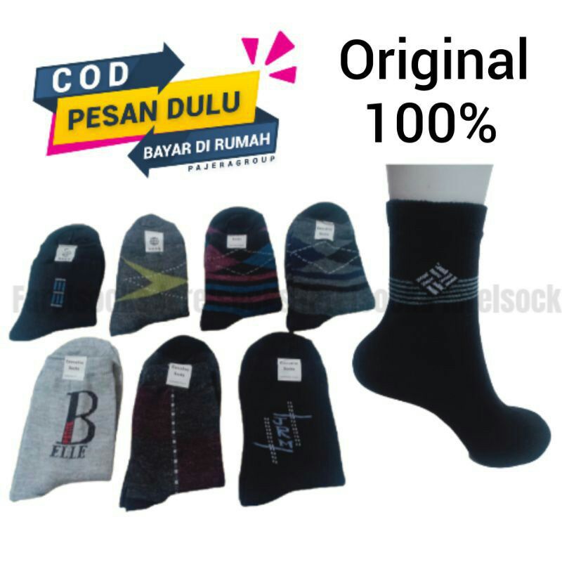 KAOS KAKI MOTIF PRIA(casual 3/4)