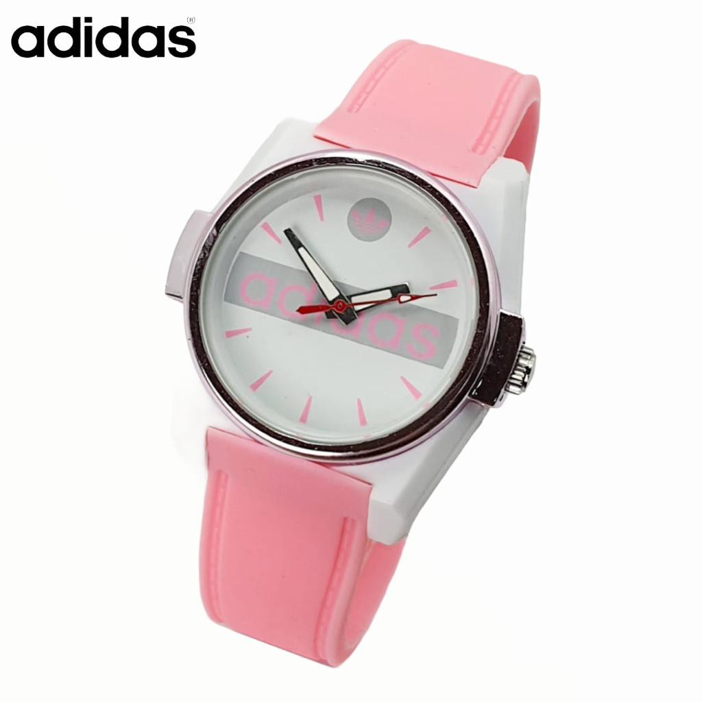 JAM TANGAN WANITA / JAM TANGAN CEWEK / JAM TANGAN WANITA MURAH ANTI AIR adidas strap karet
