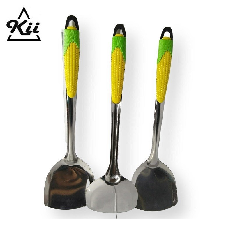 Spatula Turner Stainless - Sodet Sutil Motif Jagung StainlesS