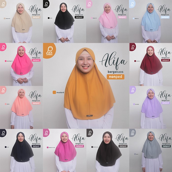 (COD)BERGO KAOS ALIFA TALI NON PAD/BERGO TALI