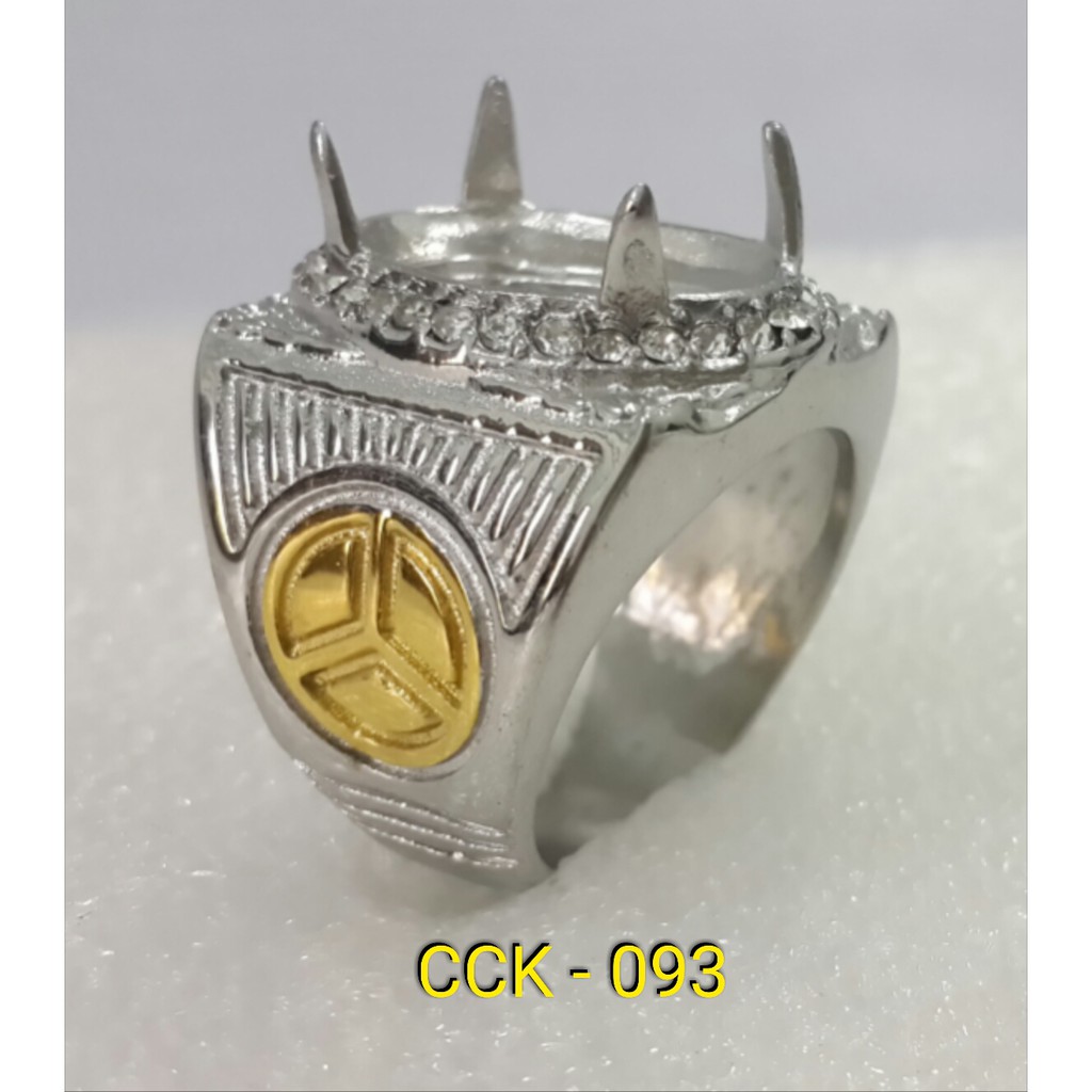 Ring Cincin Titanium Import ikat batu akik per codi DICS 50% cck-093