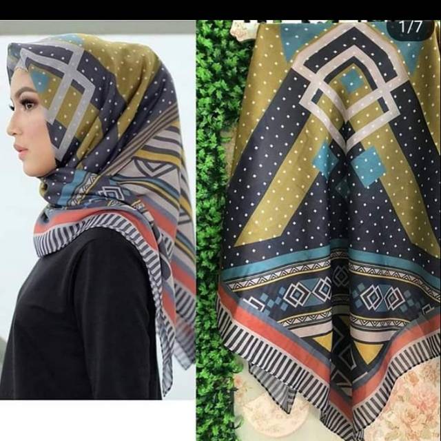 10+ Ide Motif Kerudung Deenay Kw