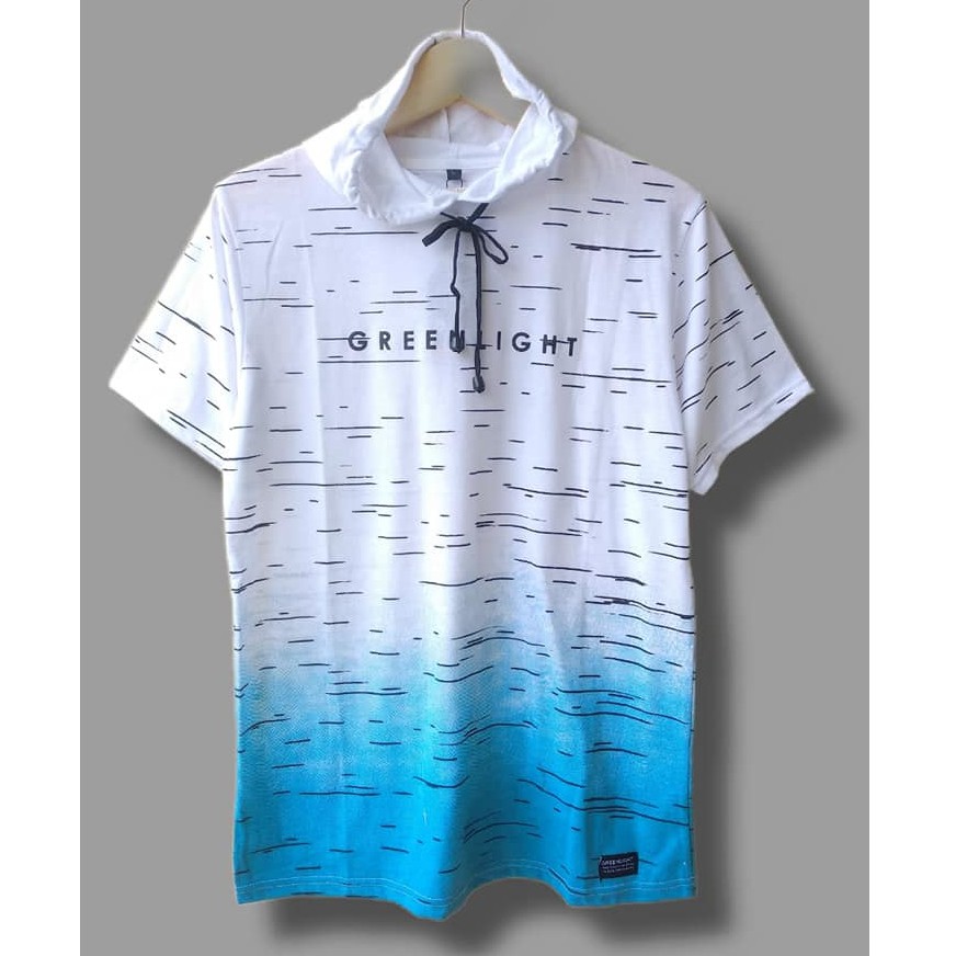 Kaos Hoodie Distro Greenlight Grenlight GRLT Cowok Cowo Pria Ariel Fullprint Lengan Pendek Murah