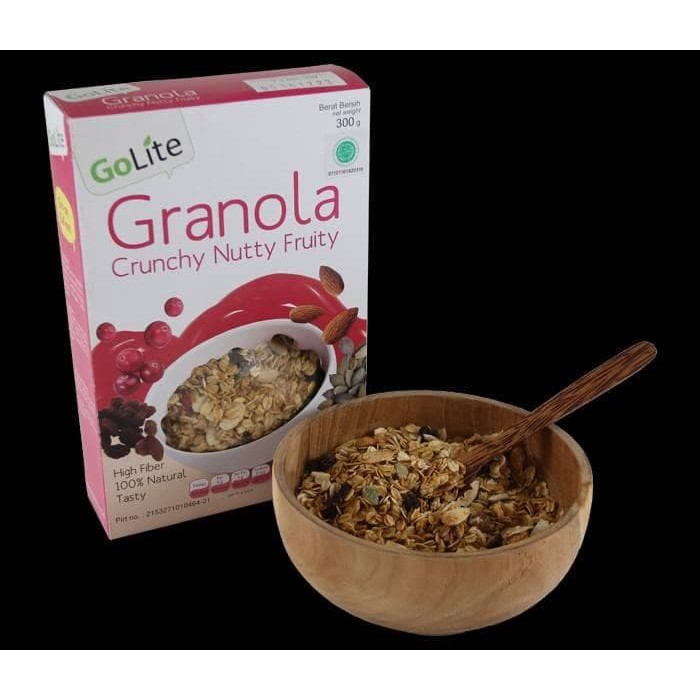 

granola golite crunchy nutty fruity