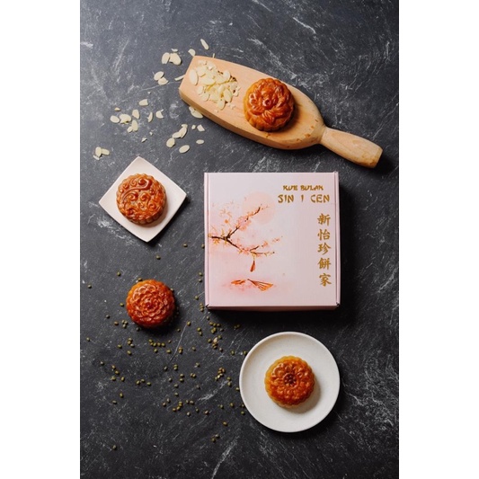 

Moon cake kue bulan mooncake vegan sin i cen tausa kacang merah