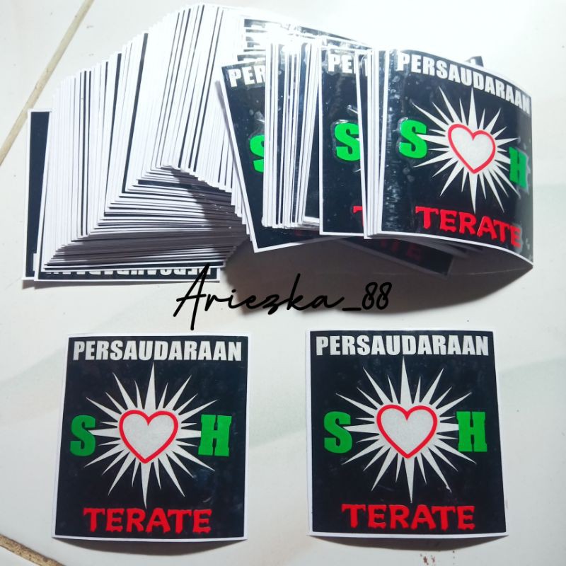 Stiker PSHT posfor | stiker timbul posfor logo terate