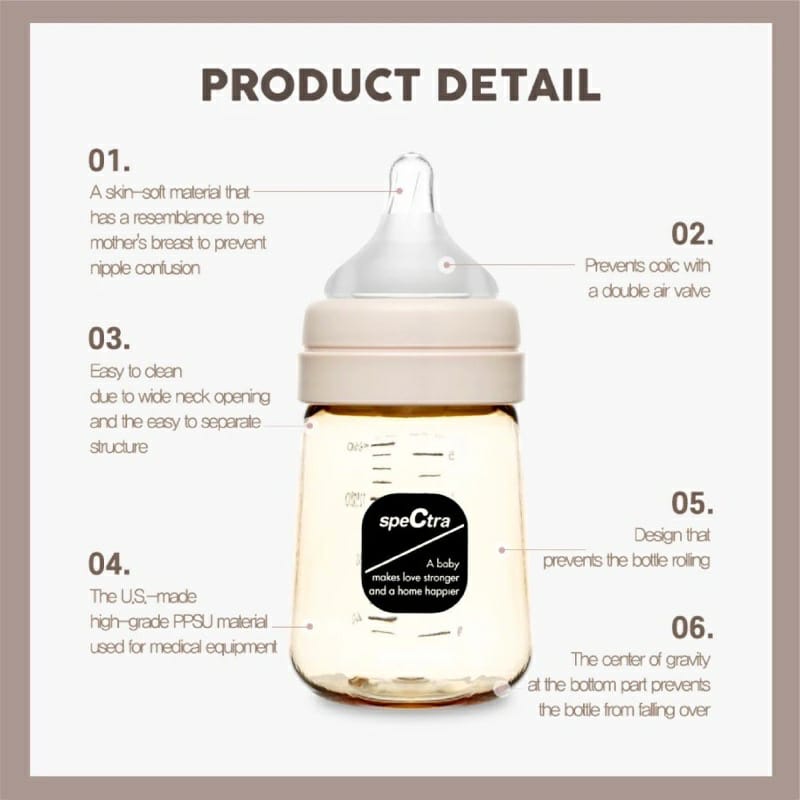 Spectra All New PPSU Bottle 160ml / 260ml