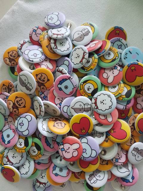 bts pin button bt21 bts bros kpop bangtan boys jimin suga taehyung jhope rapmonster jungkook