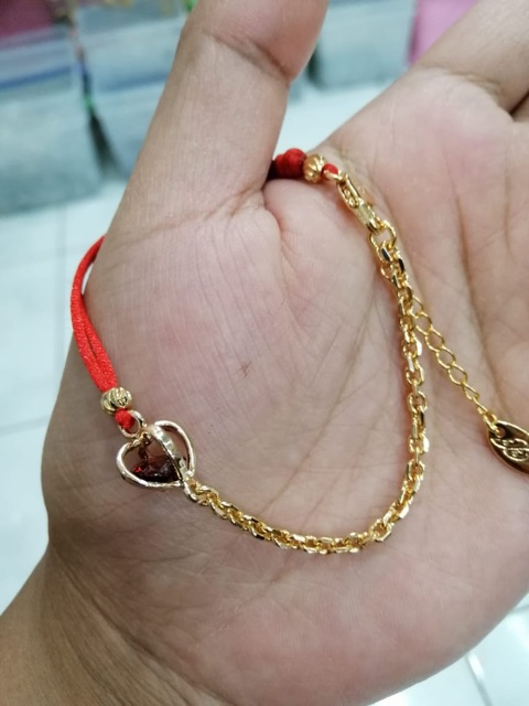 Gelang tangan wanita //gelang serut /perhiasan lapis emas //gelang tangan //gelang tali//gelang