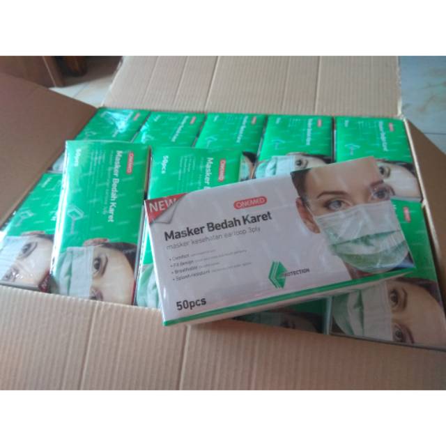  MASKER  BEDAH  ONEMED 3PLY Shopee Indonesia