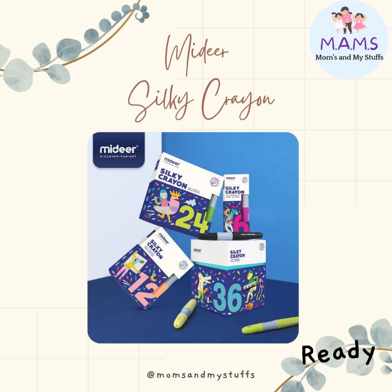 

MAMS Mideer Crayon Washable Silky Crayon