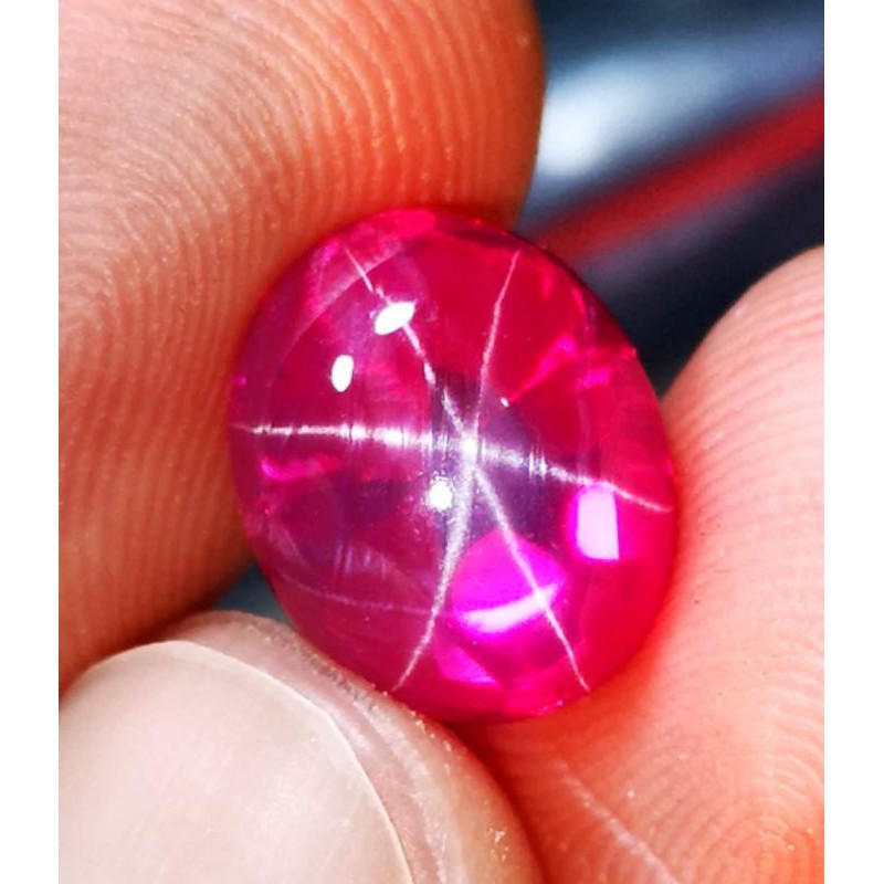 Cincin Pria Batu Permata ruby star burma bangkok crystal