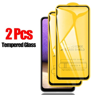 2pcs Pelindung Layar Tempered Glass 9D Untuk Samsung J4 J6 J8 2018 Plus M01 A01 Core M21 M31 M32 M52 S10e G970F S20 S21 FE 4G 5G