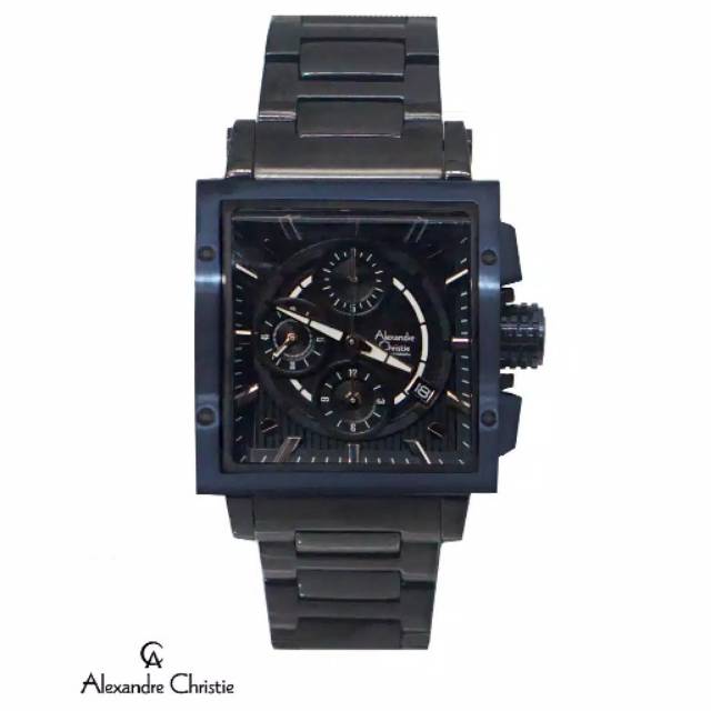 ALEXANDRE CHRISTIE AC 6182 AC6182 PRIA BLACK BLUE ORIGINAL