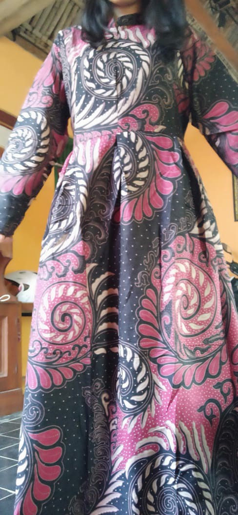 Maura Couple - Sania Ruffle Batik Couple Garansi Termurah