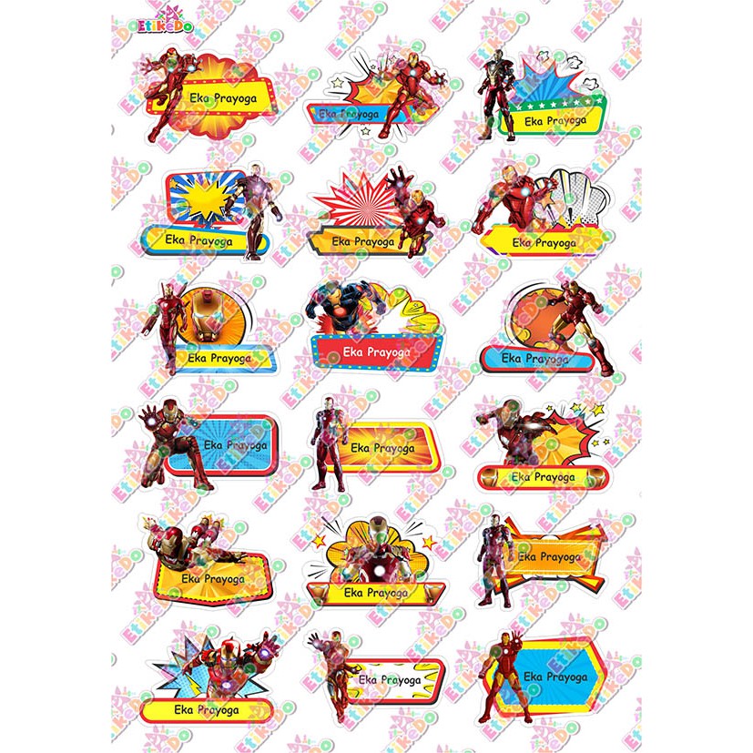

LABEL NAMA IRON MAN 72 STIKER - ANTI AIR/ROBEK/LUNTUR -4 Nama IR1M4