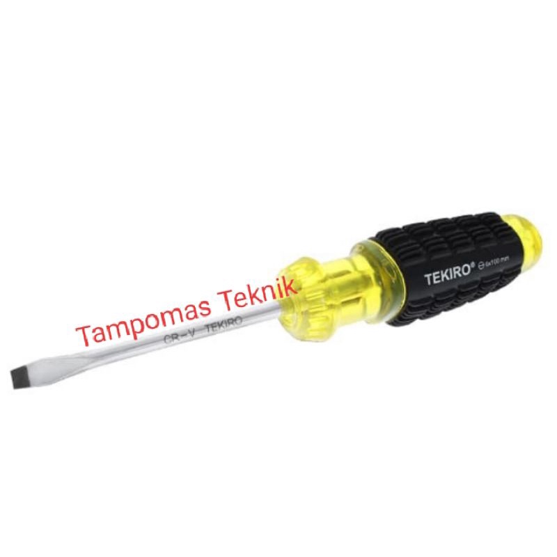 Tekiro Obeng - 6" Obeng Gagang Karet 6x150mm Obeng Mekanik Obeng Min