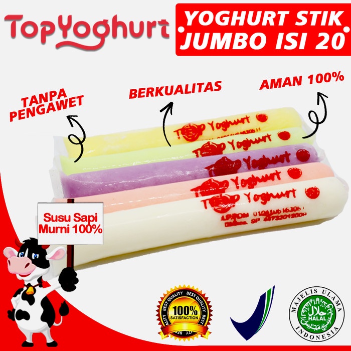 [JUMBO SATUAN] TOP Yoghurt Stik Yogurt 20s - Susu Fermentasi Es Mambo