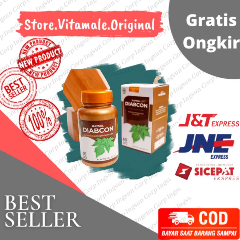 Diabcon Kapsul Original Obat Herbal Diabetes Ampuh Memperbaiki Fungsi Pankreas