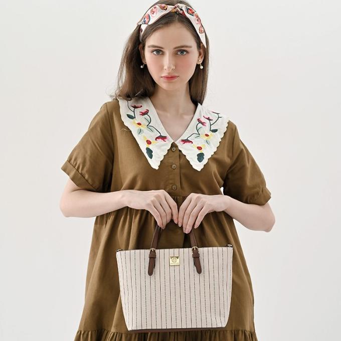 Tas Tote Les Catino Micronesia Mini Tote Stripe