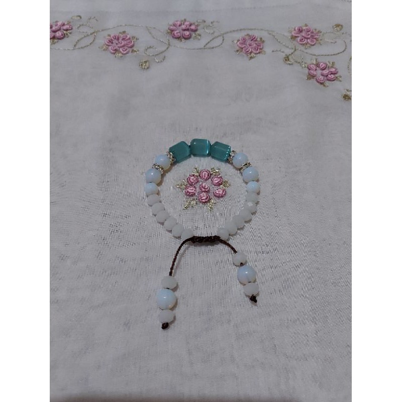 Gelang batu biduri bulan mix