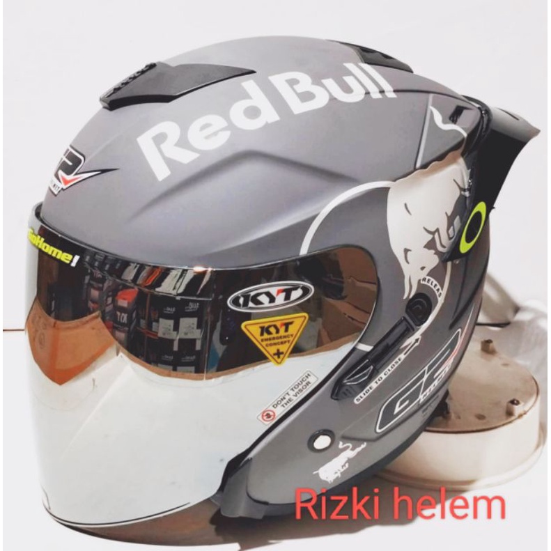 Helm Original G2 Optimax Paket Ganteng-Gery.kc silper