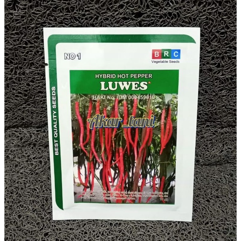 benih cabe keriting LUWES isi 10g