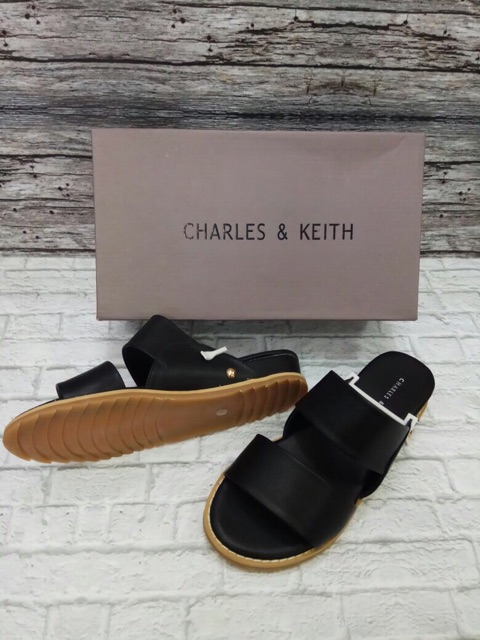 ( CUCI GUDANG ) CHARLES n KEITH DOUBLE STRAP | NO BOX