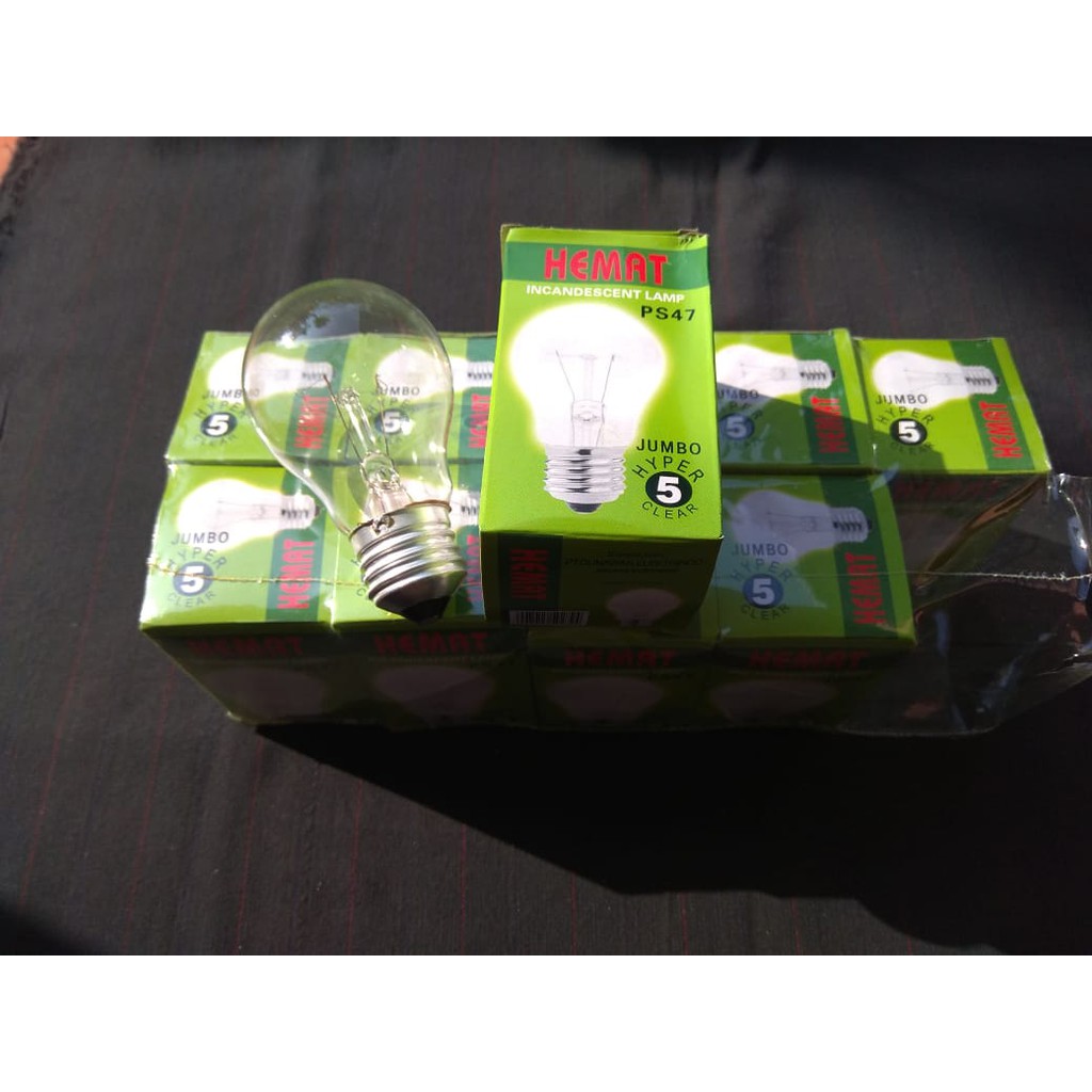 Lampu Pijar/Bohlam Pijar PS47 Hemat Jumbo