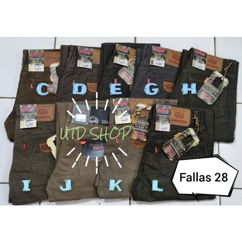 Celana Fallas Casual Kanvas