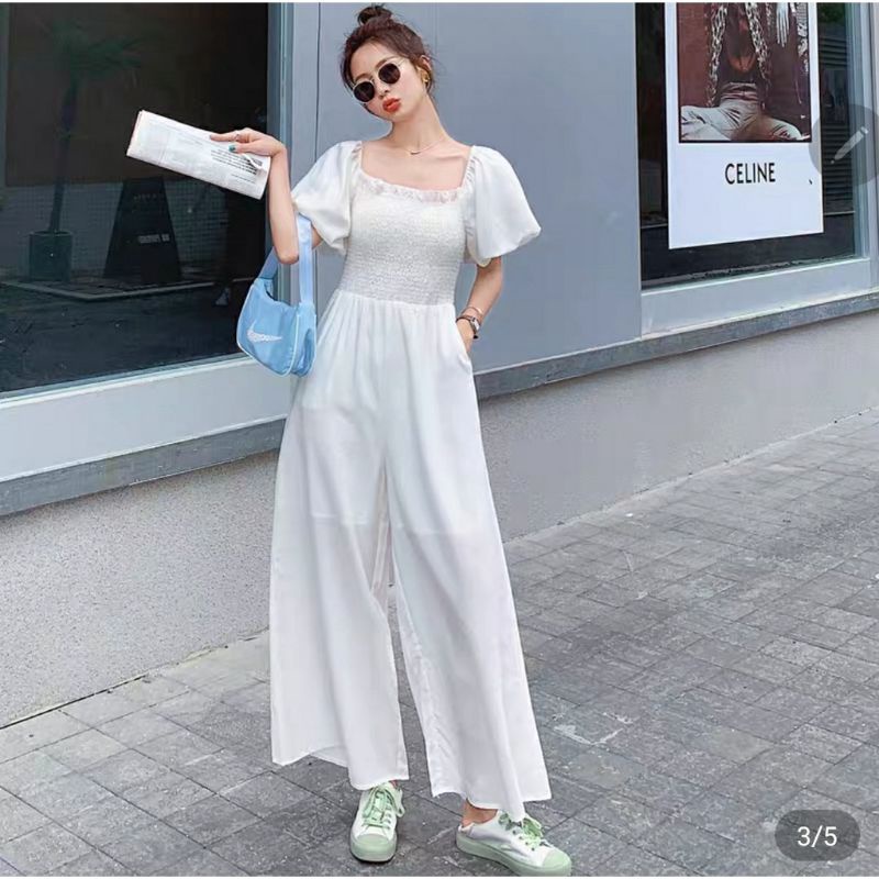 Jumpsuit lengan Tania /JUMPSUIT JUMBO KEKINIAN/JUMPSUIT KOREA/JUMPSUIT SABRINA/DRESS KEKINIAN/DRESS SABRINA