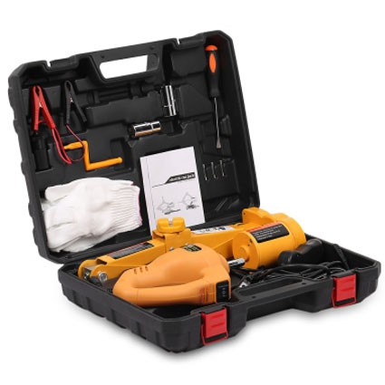 JINYUN TIANYANG Set Dongkrak Mobil Elektrik Hidrolik Portabel 12V 2 Ton - ROGTZ