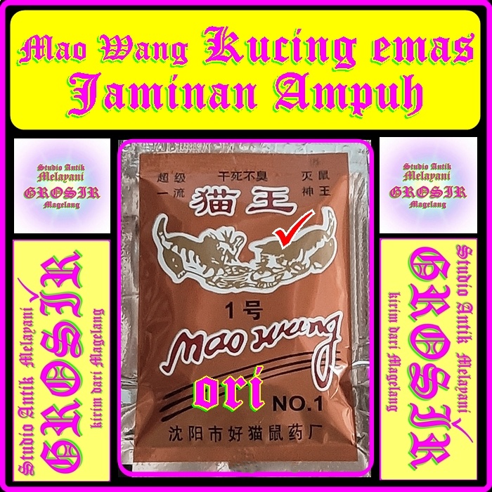 MAO WANG KUCING EMAS 18761- MAO WANG EMAS - MAO WANG MAS - RACUN TIKUS - MAO WANG ORIGINAL - MAO WAN