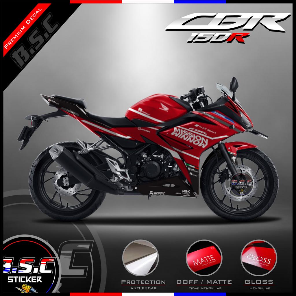 Sticker Decal FULL BODY CBR 150R LED Motif Mission Winnow (BISA CUSTOM)
