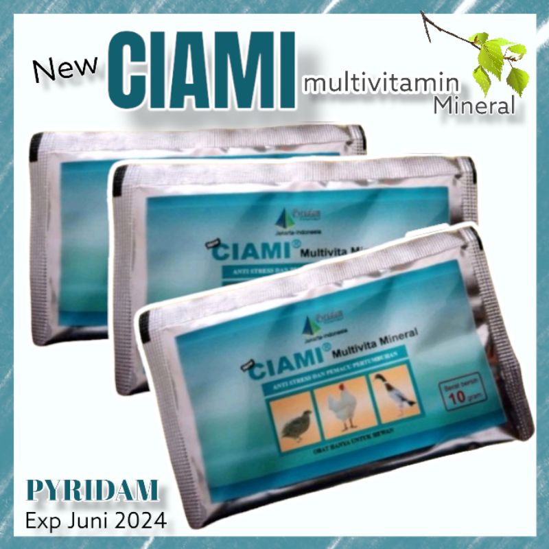 New ciami newciami 10 gram OBAT pertumbuhan anak AYAM MINUM pyridam