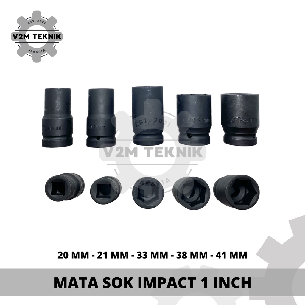 Mata Kunci Sok Impact 1 Inch / Mata Shock / Socket Impact 1" / Mata Impact (PCS)