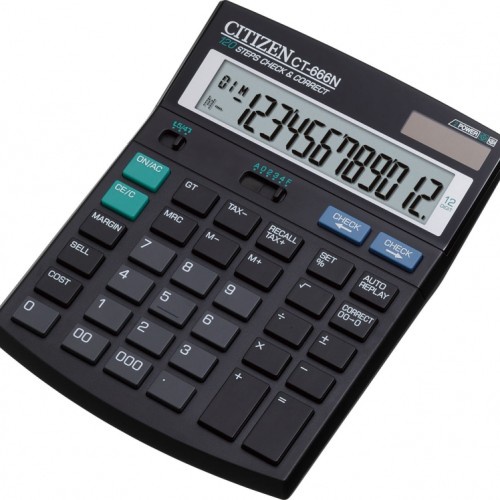 Kalkulator Citizen CT-666N Tax Calculation Fitur Lengkap / Kalkulator tipe CT 666 N