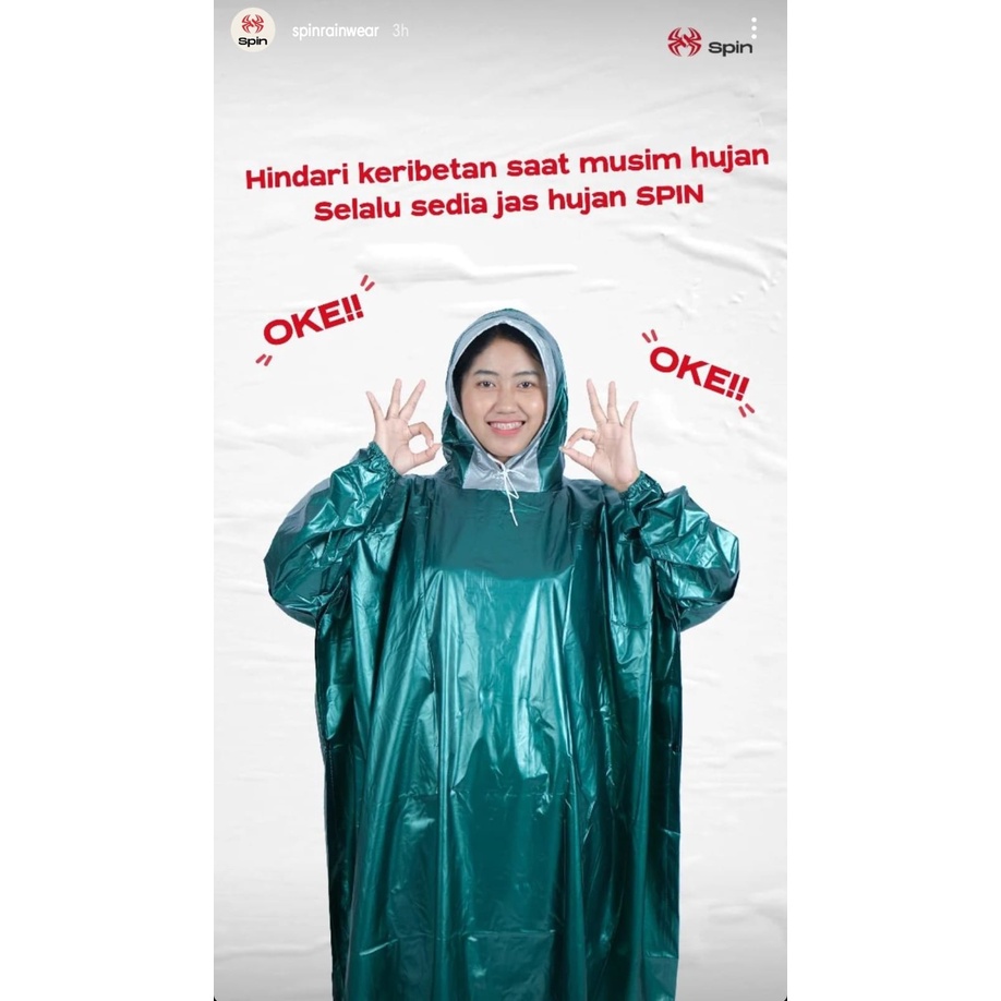 Jas Hujan Ponco Celana Dewasa Raincoat Mantel Hujan Poncho Celana Jumbo Anti Basah Anti Rembes Spin Hunter Hybrid Plevia Nautilus