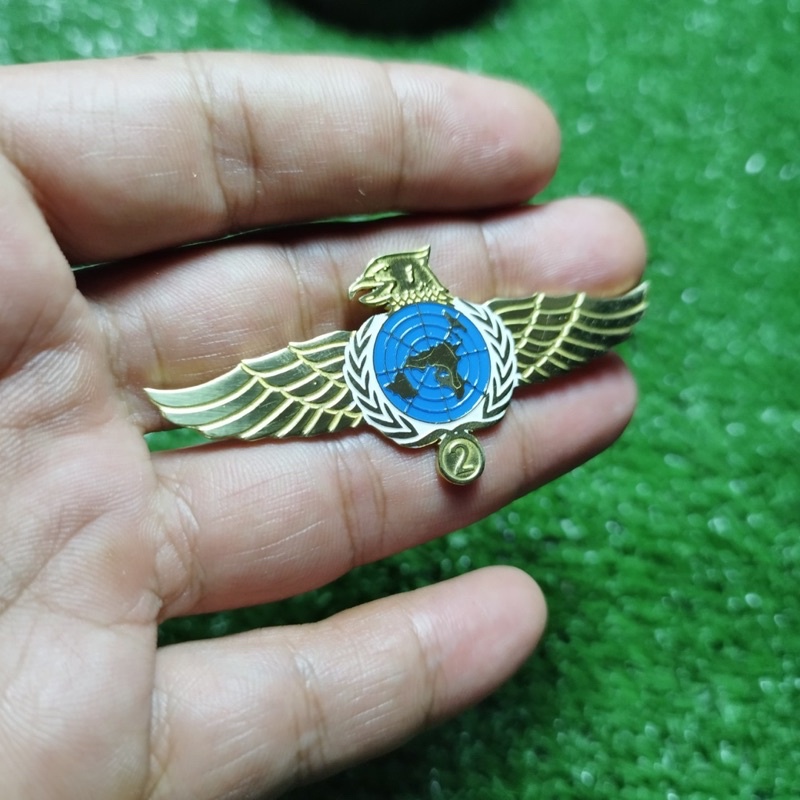 BREVET BRIVET LOGAM KUNINGAN GARUDA UNIFIL (2)